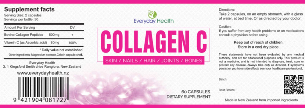
                  
                    Load image into Gallery viewer, Collagen C | 60 Capsules
                  
                